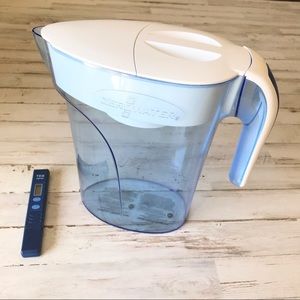 Zero Water Pitcher 7 Cup with TDS Meter NSF 7 Stage Filtration System Ready-Pour
